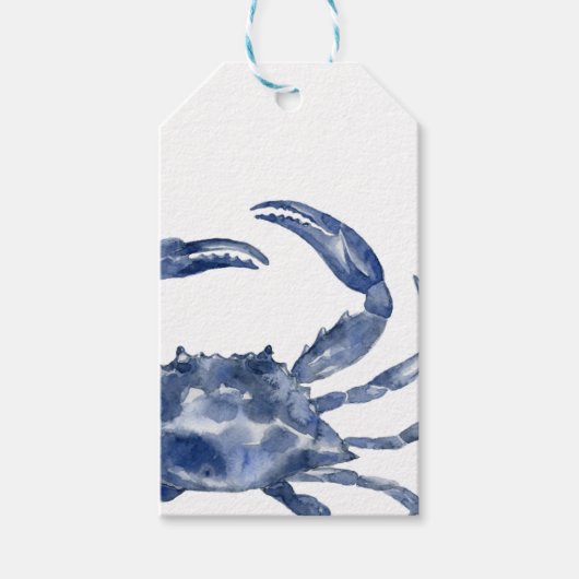 Een Shellabration | Blue Crab Theme Cadeaulabel (Voorkant)