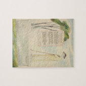 Een Shepherd die de Epitaph leest, van Elegy Legpuzzel (Horizontaal)