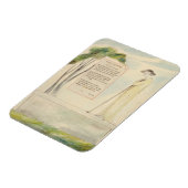 Een Shepherd die de Epitaph leest, van Elegy Magneet (Linkerzijde)