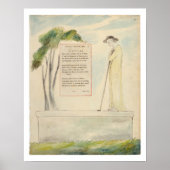 Een Shepherd die de Epitaph leest, van Elegy Poster (Voorkant)