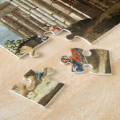 Een Shepherd met geiten en andere figuren bij Cl Legpuzzel (Zijkant)