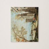 Een Shepherd met geiten en andere figuren bij Cl Legpuzzel (Verticaal)