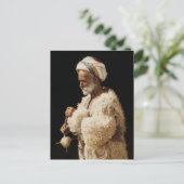 Een Shepherd uit de holy land spinwol Briefkaart (Staand voorkant)