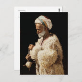 Een Shepherd uit de holy land spinwol Briefkaart (Voorkant / Achterkant)