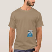 Een Shikara rit in plaats om te reizen. T-shirt (Voorkant)