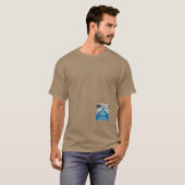Een Shikara rit in plaats om te reizen. T-shirt (Voorkant volledig)