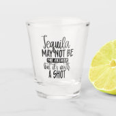 Een shot Pun Shot Glass| Grappige Shot Bril Glas (Voorkant)