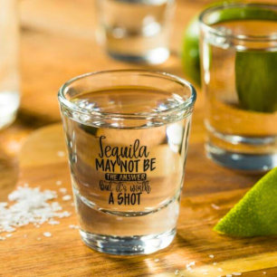 Een shot Pun Shot Glass  Grappige Shot Bril Glas