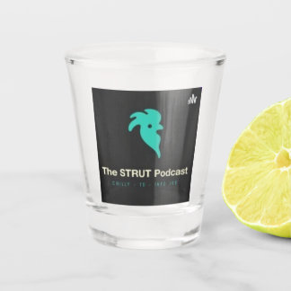 Een shot van de strut glas