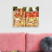 Een shunt, illustratie van Ovid's Epistles Canvas Afdruk (Insitu (Woonkamer))