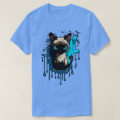 Een Siamese kat T-shirt (Design voorkant)