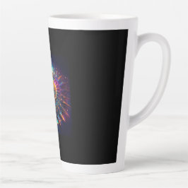 Een Sierpinski Gasket Fractal Latte Mok