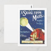 Een signaal van het  Songbook Hoesje van Mars Briefkaart (Voorkant / Achterkant)