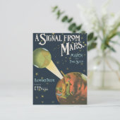 Een signaal van Mars Briefkaart (Staand voorkant)