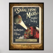 Een signaal van Mars Sheet Music Poster (Voorkant)