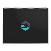Een silhouet van een man met een surfplank kalender (Hoes)