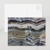 Een Silver Lace Onyx sluiten Briefkaart (Voorkant / Achterkant)