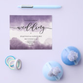 Een simpele huwelijksuitnodiging. Flyer (Enkel)