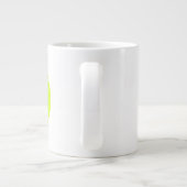 Een simpele tennisbal grote koffiekop (Achterkant)