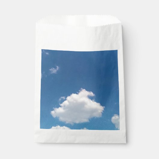 Een simpele wolk bedankzakje (Voorkant)