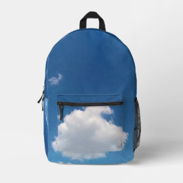 Een simpele wolk bedrukte rugzak