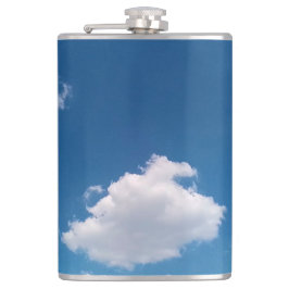 Een simpele wolk heupfles