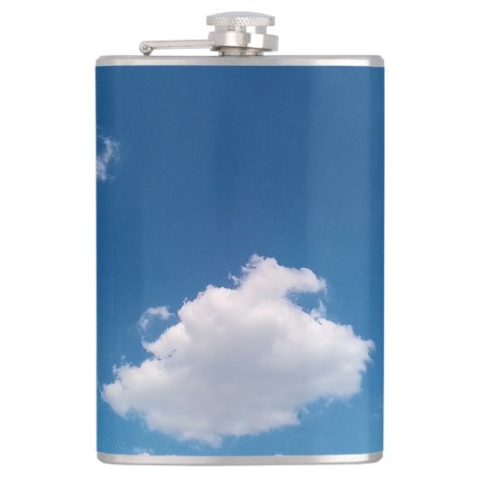 Een simpele wolk heupfles (Voorkant)