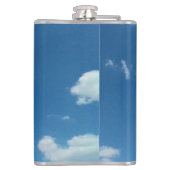 Een simpele wolk heupfles (Achterkant)