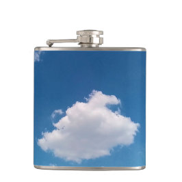 Een simpele wolk heupfles
