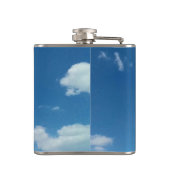 Een simpele wolk heupfles (Achterkant)