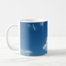 Een simpele wolk koffiemok