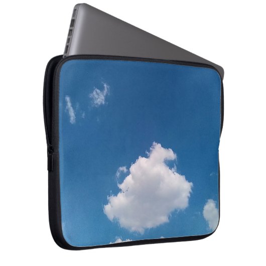 Een simpele wolk laptop sleeve (Voorkant Rechts)