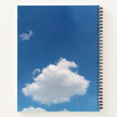 Een simpele wolk notitieboek (Achterkant)