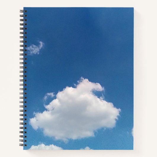 Een simpele wolk notitieboek (Voorkant)