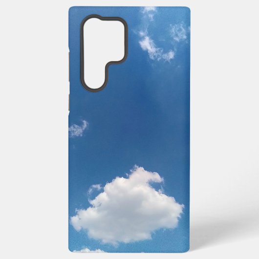 Een simpele wolk samsung galaxy hoesje (Achterkant)