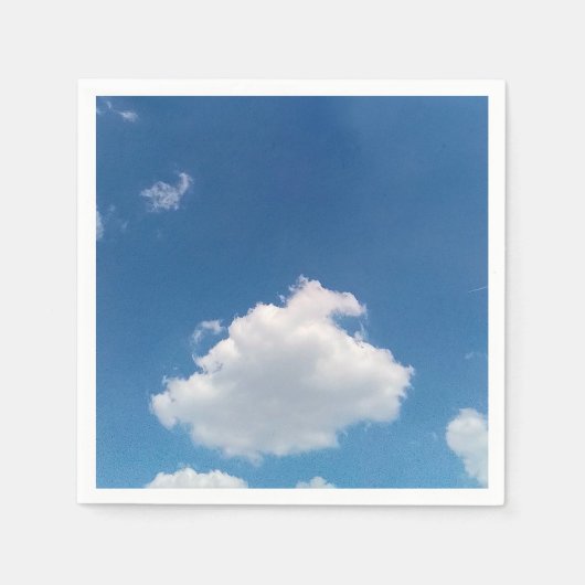 Een simpele wolk servet (Voorkant)