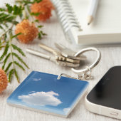 Een simpele wolk sleutelhanger (Voorkant Rechts)