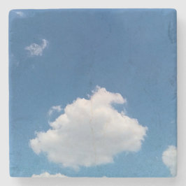 Een simpele wolk stenen onderzetter