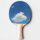 Een simpele wolk tafeltennisbatje (Achterkant)