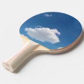 Een simpele wolk tafeltennisbatje (Voorkant Gekanteld)