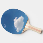 Een simpele wolk tafeltennisbatje (Zijkant)