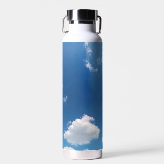 Een simpele wolk waterfles (Voorkant)