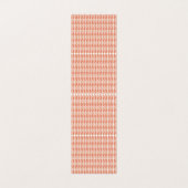 Een sinaasappel en wit patroon op een witte achter visitekaartje (Binnenkant ongevouwen)