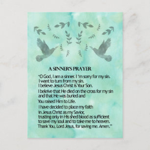 Een Sinnersgebed Briefkaart