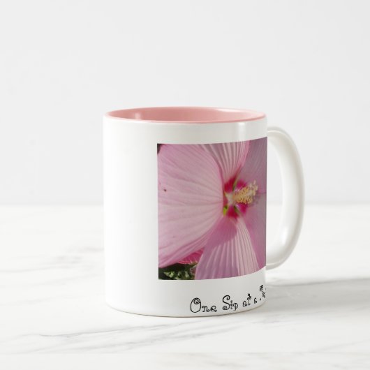 Eén Sip tegelijk! Tweekleurige Koffiemok (Voorkant rechts)