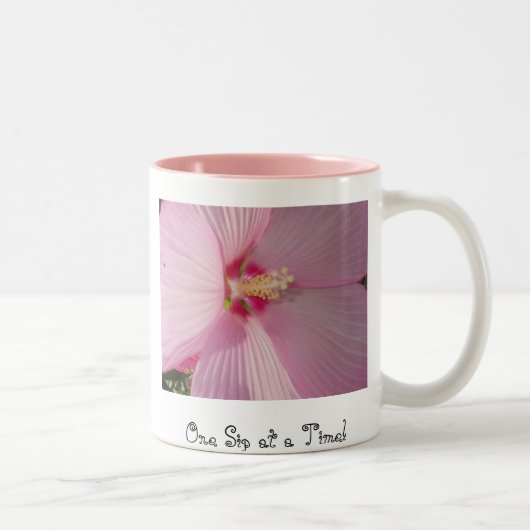 Eén Sip tegelijk! Tweekleurige Koffiemok (Rechts)