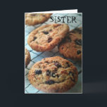ÉÉN SISTER-BIRTHDAAG VAN DE SISTER-COOKIE KAART<br><div class="desc">Ik denk dat deze koekjeskaart FUN is en zo SCHATTIGE van een manier om HAPPY BIRTHDAY OP UW SIS te zeggen,  en,  als ze een bakker is = nog beter :)</div>