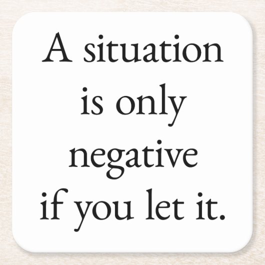 Een situatiedocument Onderzetter (Voorkant)