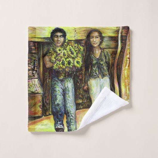 Een Sixtijnse Chape I fase van een ChaIenge Bad Handdoek (Wasdoekje)