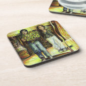 Een Sixtijnse Chape I fase van een ChaIenge Bier Onderzetter (Linkerzijde)